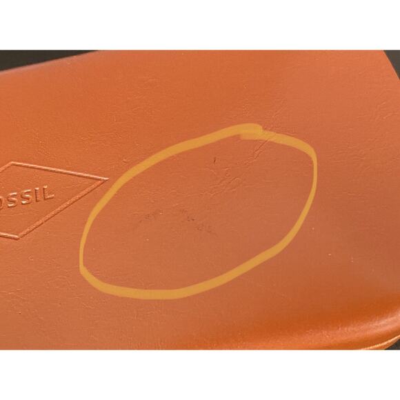 FOSSIL Tan Clamshell Sunglasses Hard Case - Picture 10 of 11